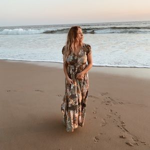 Floral maxi dress